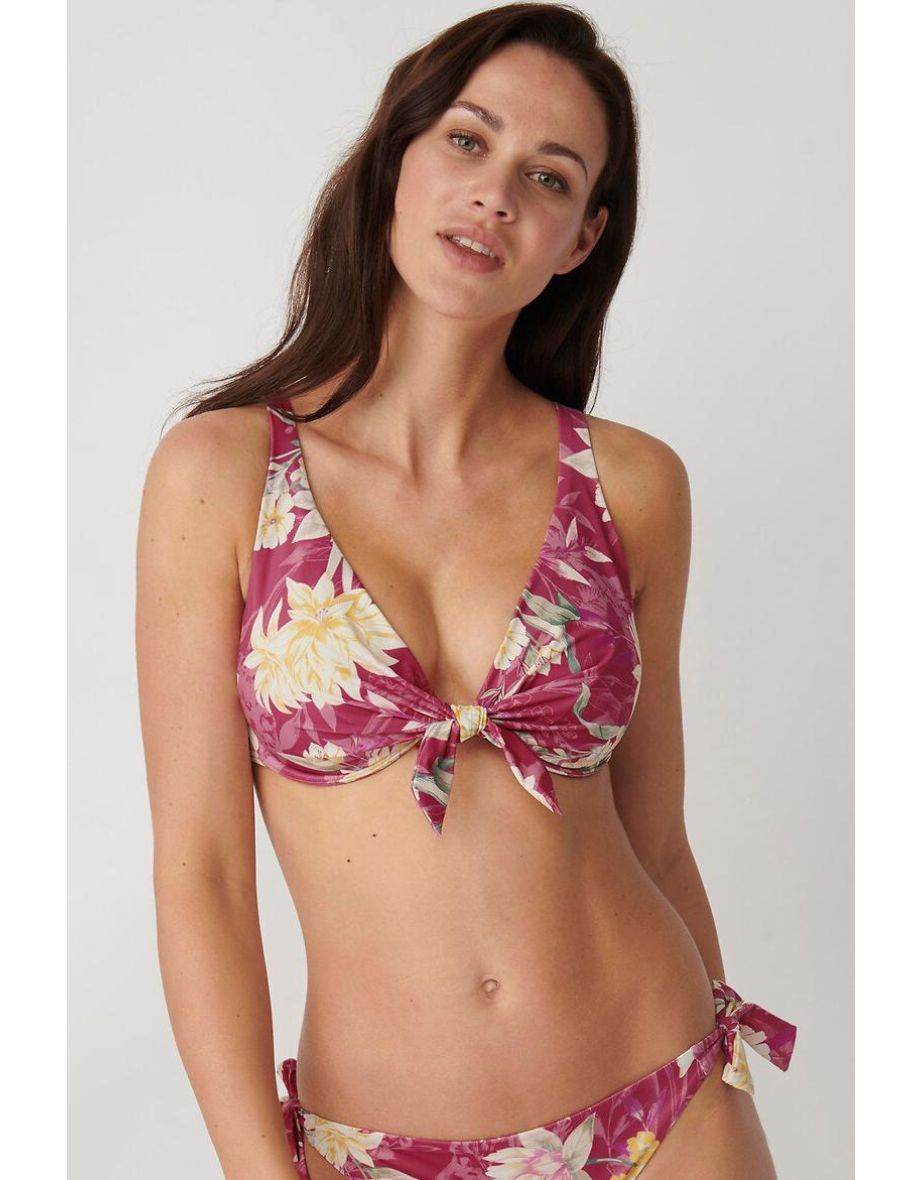 Botanical Leaf Bikini Top