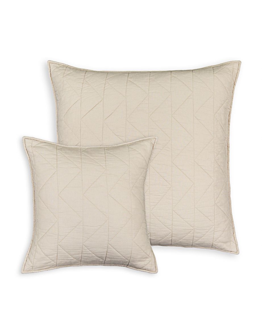 Zig Zag Scenario Quilted Cushion Cover