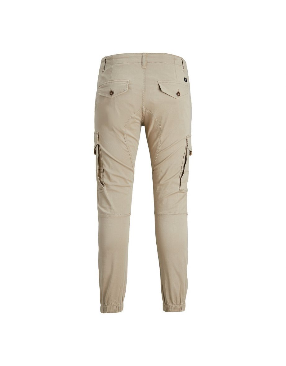 Paul Flake Cargo Trousers in Stretch Cotton and Slim Fit - 5