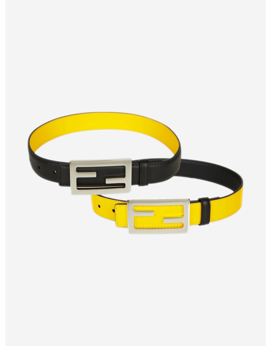 Fendi yellow belt hotsell