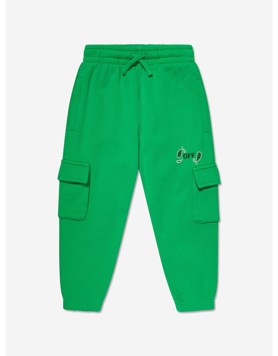 Kids Bandana Joggers in Green
