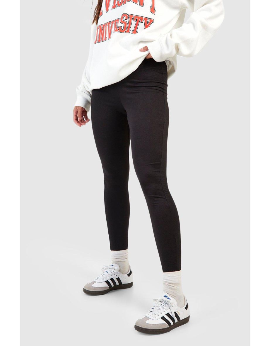 2 Pack Black High Waisted Leggings - black - 3