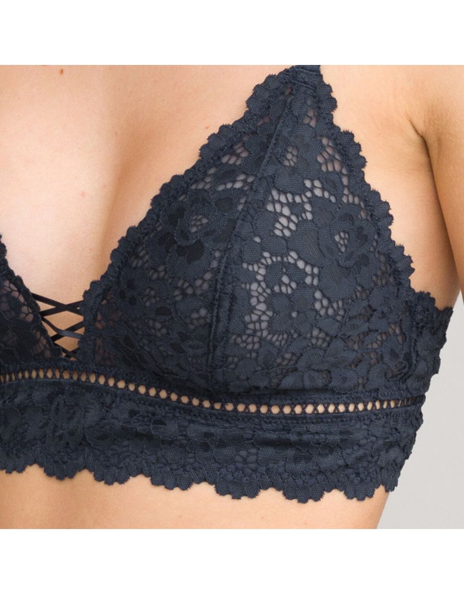 Lace Triangle Bra - 2