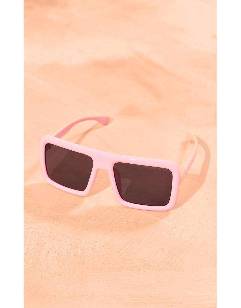 Pink Chunky Frame Visor - 2