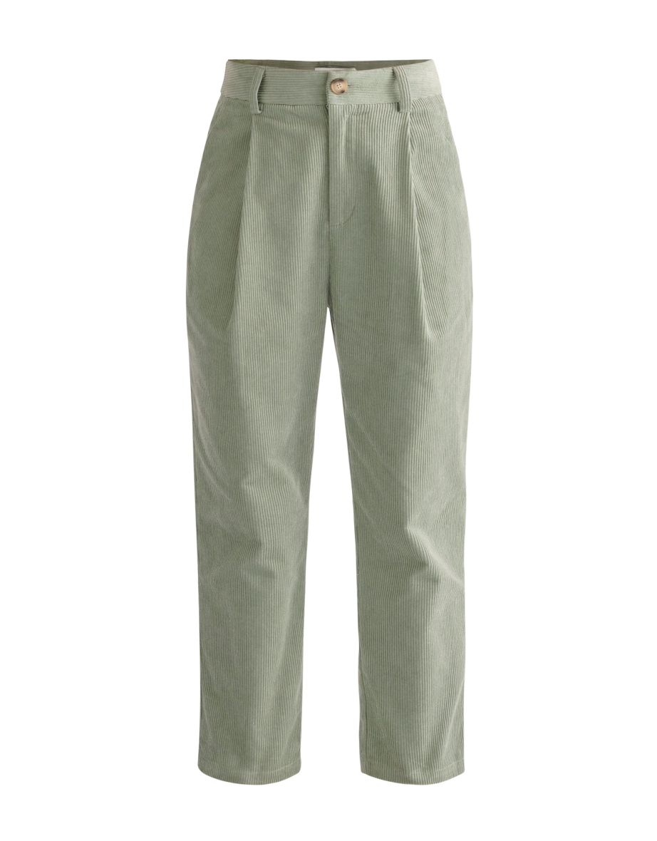 Pleated Corduroy Trousers - 10