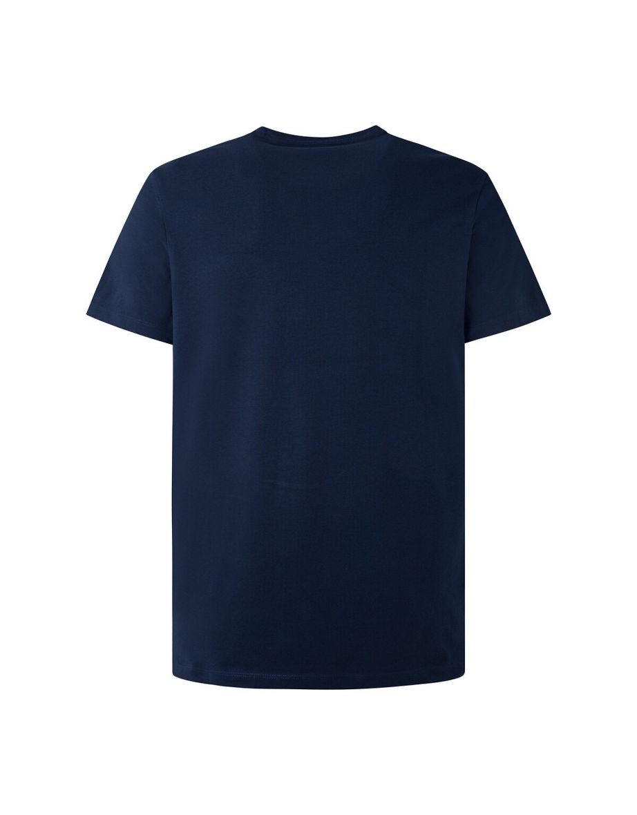 Original Stretch Cotton T-Shirt with Logo Print and Crew Neck - 5
