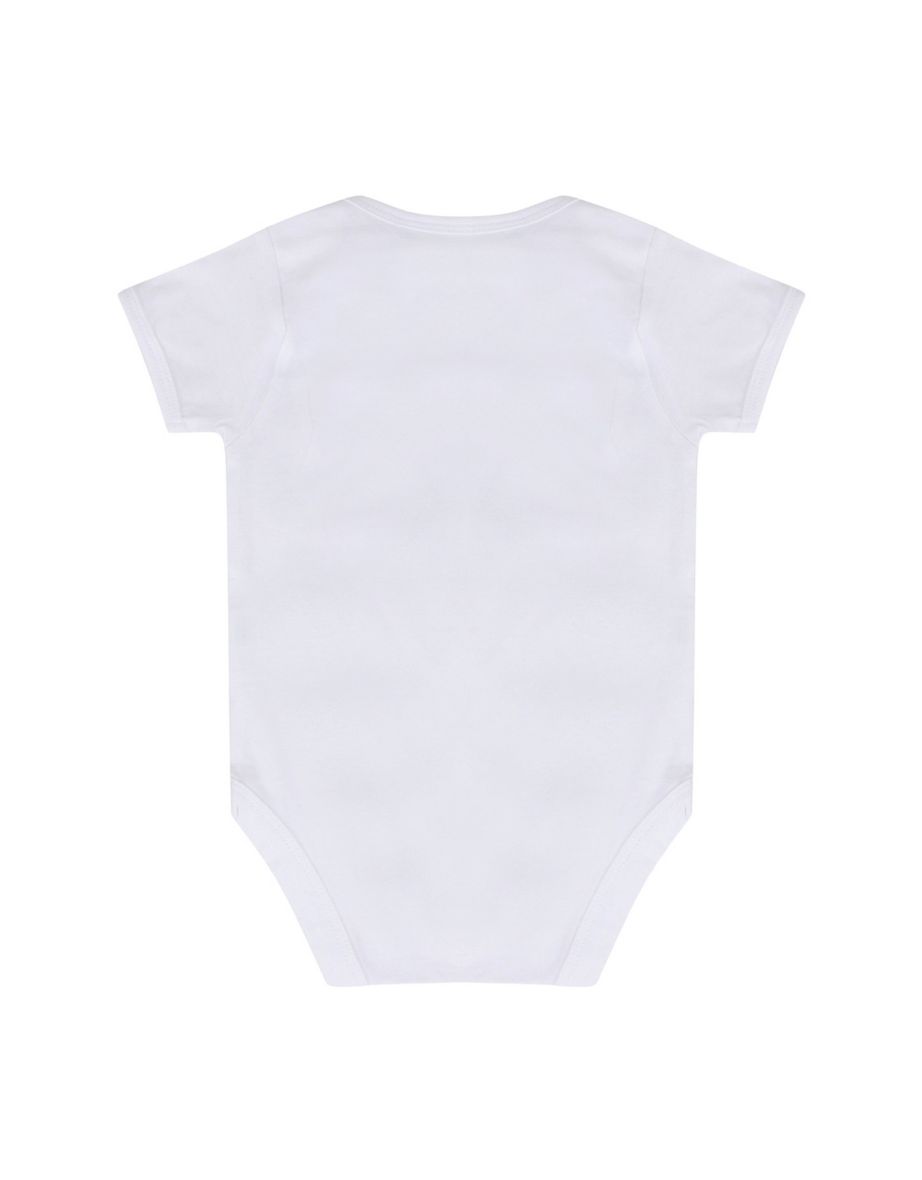 Larkwood Baby Boys/Girls Essential Short Sleeve Bodysuit - White