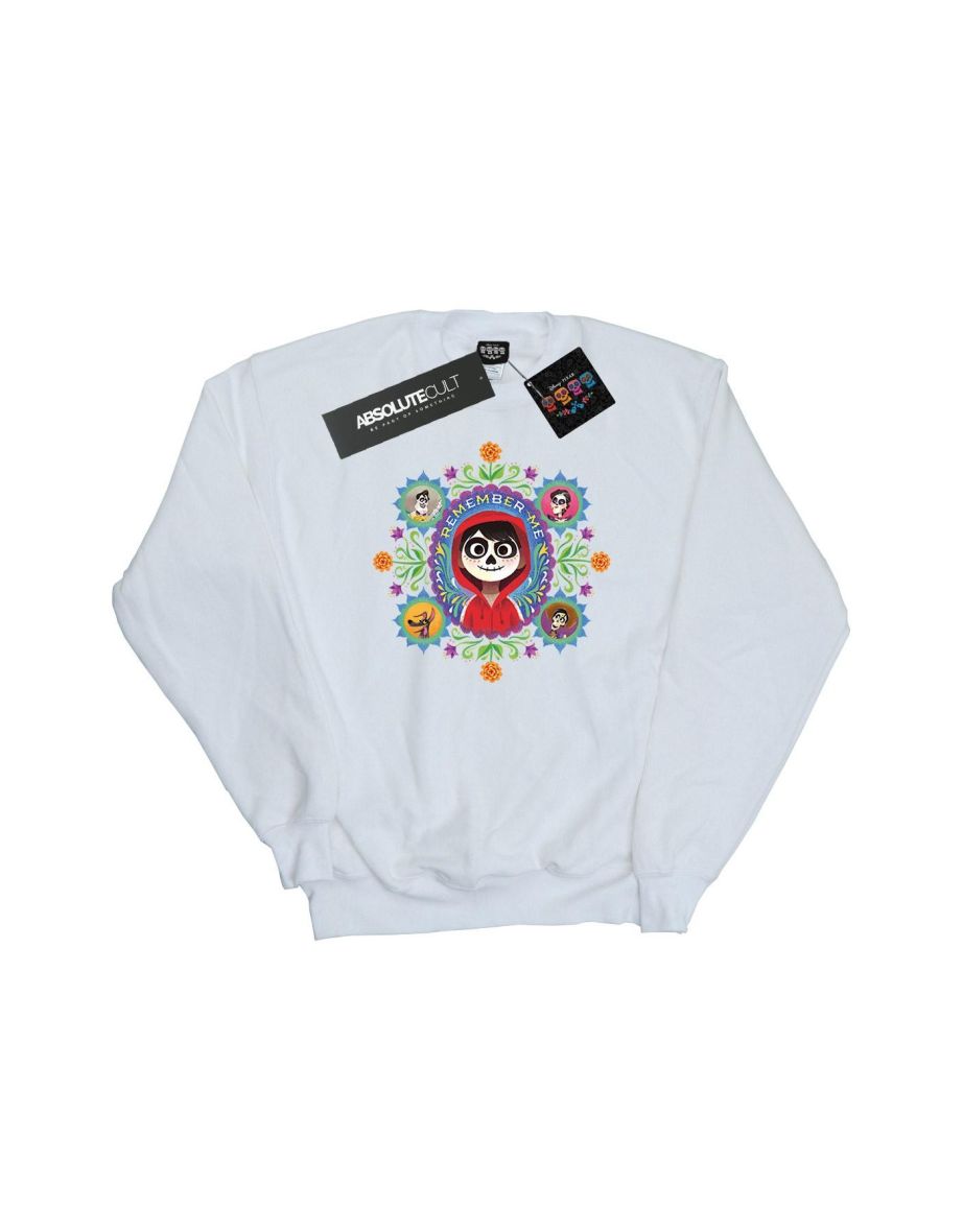 Disney Womens/Ladies Coco Remember Me Sweatshirt - White - 3