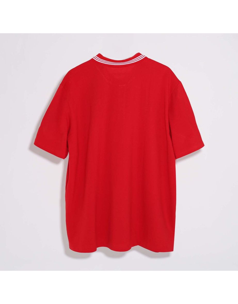 Men's adidas Arsenal 3 Stripes DNA Polo in Red - 1