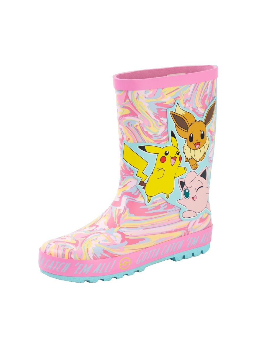 Pokemon Girls Characters Wellington Boots - Multicoloured