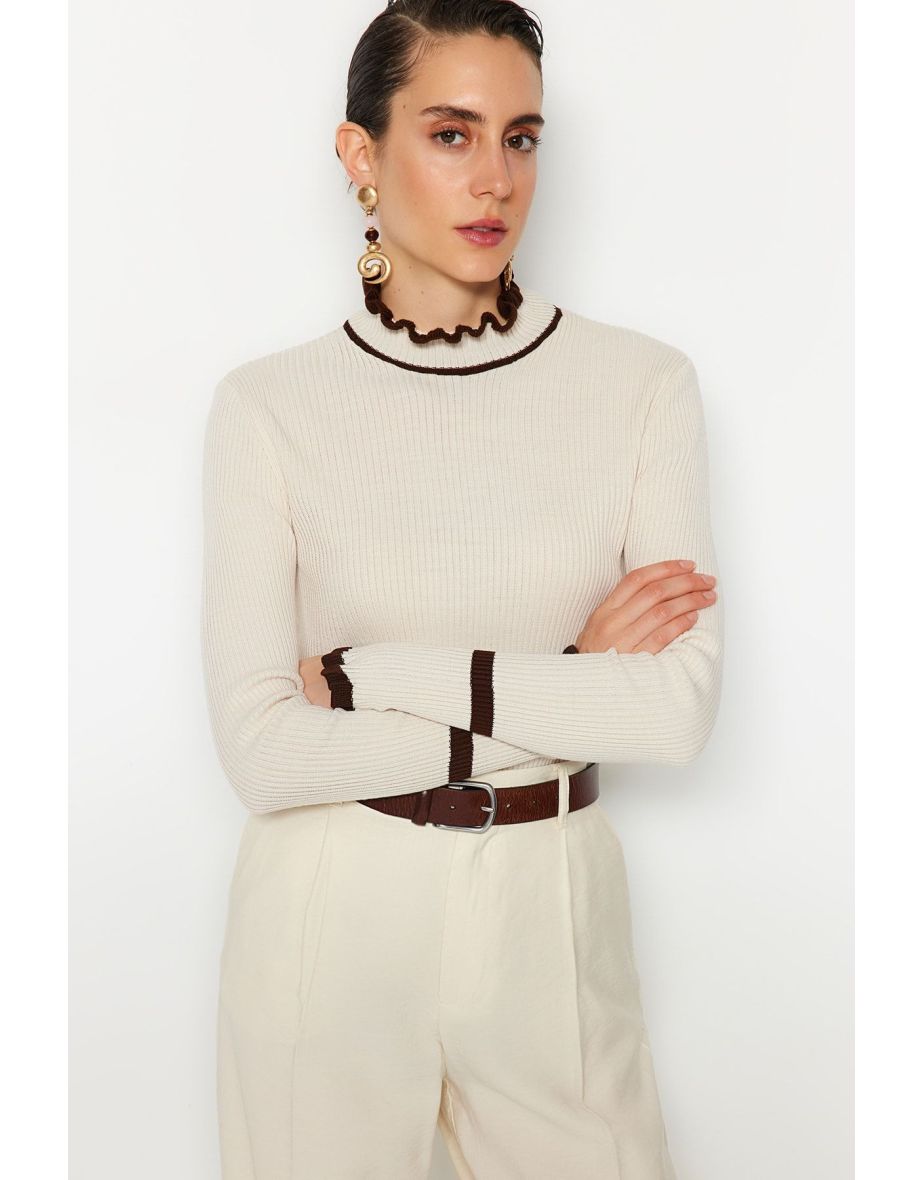 Sweater - Beige - Regular fit