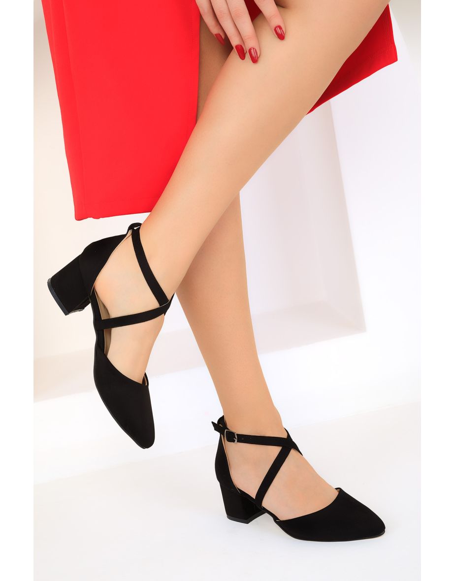 High Heels - Black - Block - 4