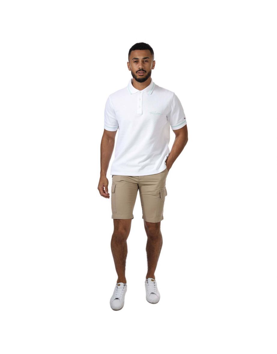 Men's Tommy Hilfiger Cargo Shorts in Cream