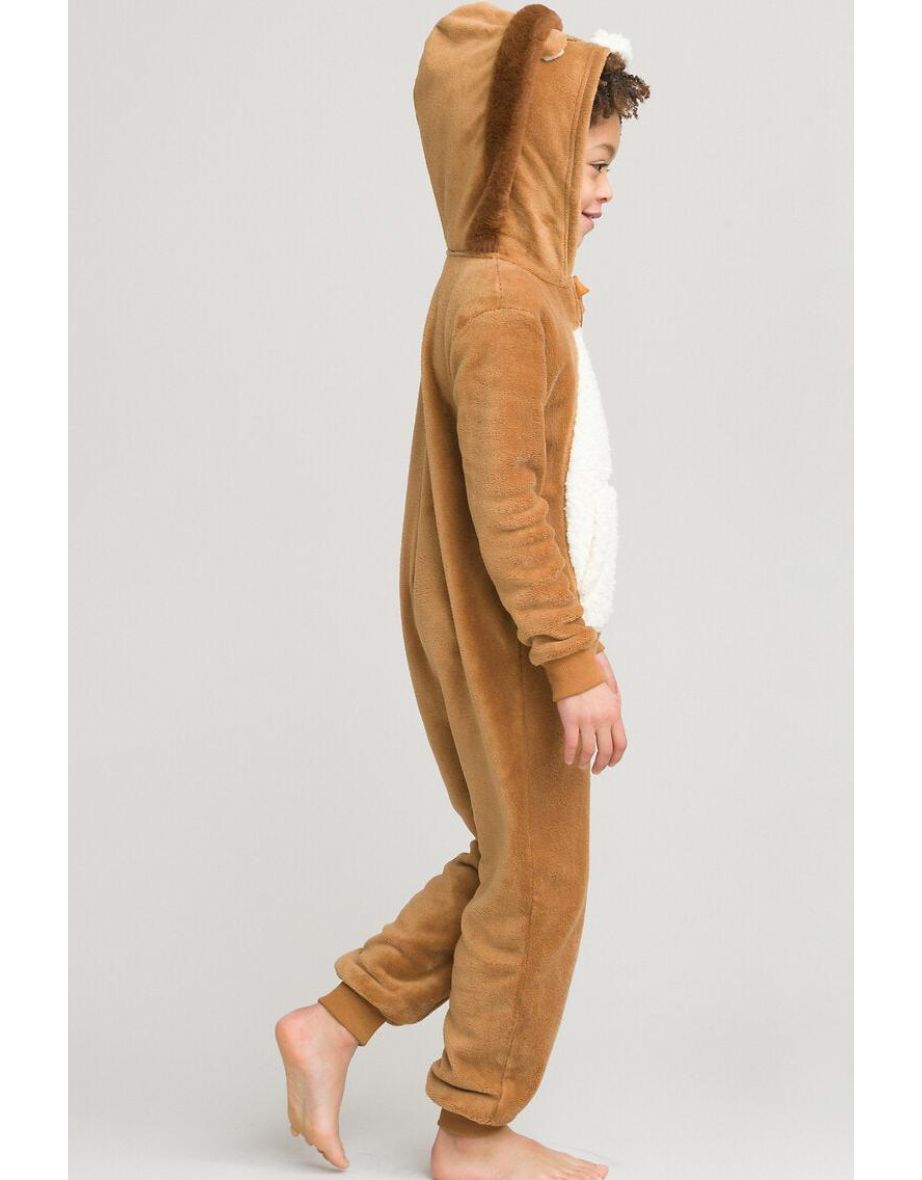 Fleece Hooded Lion Onesie