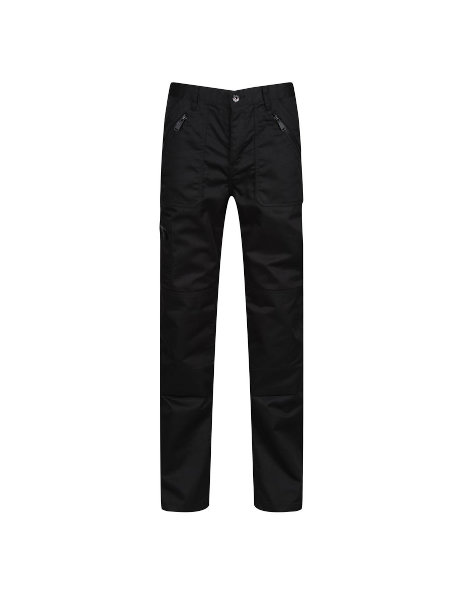 Regatta Mens Pro Action Waterproof Trousers - Long (34in) - Traffic Black