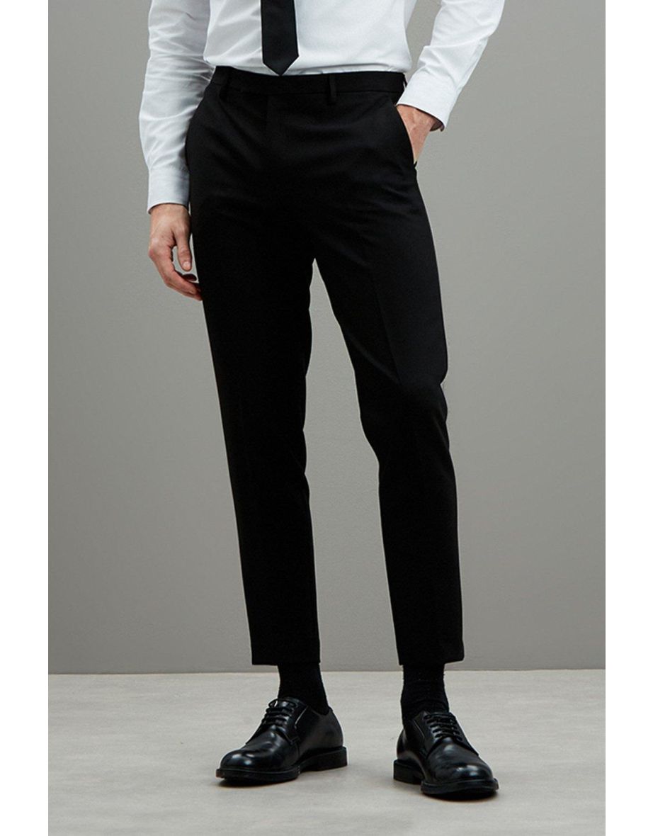 ASOS DESIGN Super Skinny Suit Trousers In Velvet With Red Glitter Design,  $15 | Asos | Lookastic