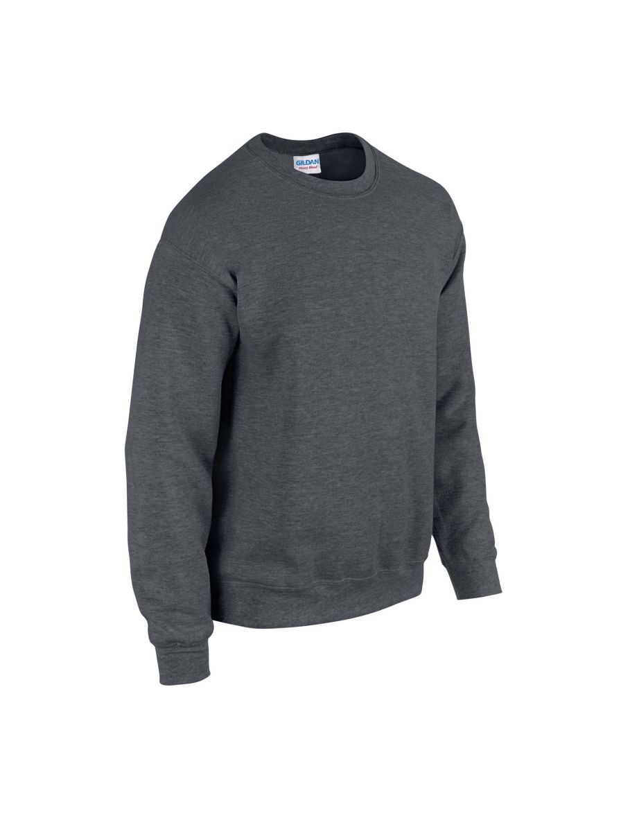 Gildan Mens Heavy Blend Sweatshirt - Dark Heather - 2