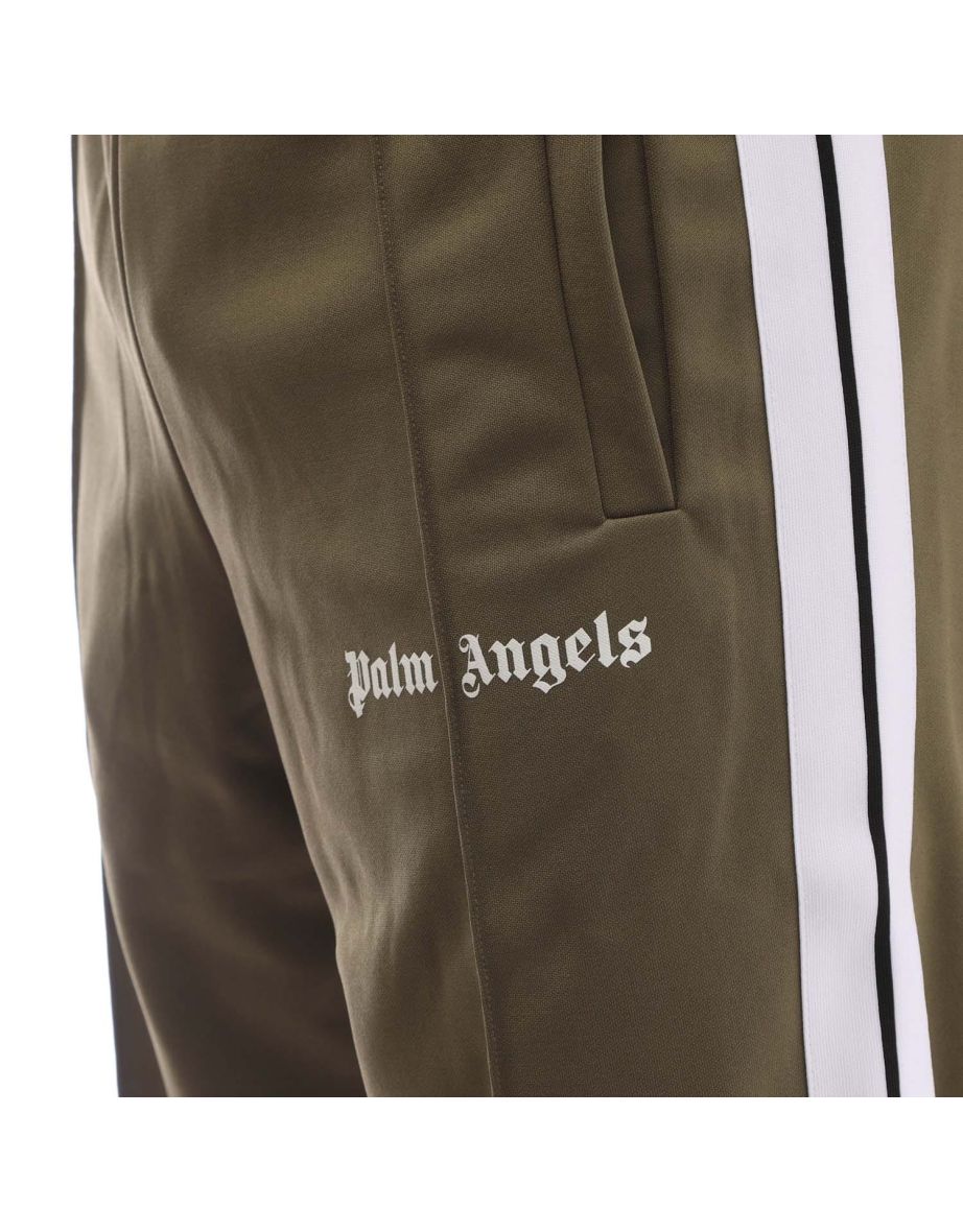 Men's Palm Angels Classic Track Pants in Green - 2