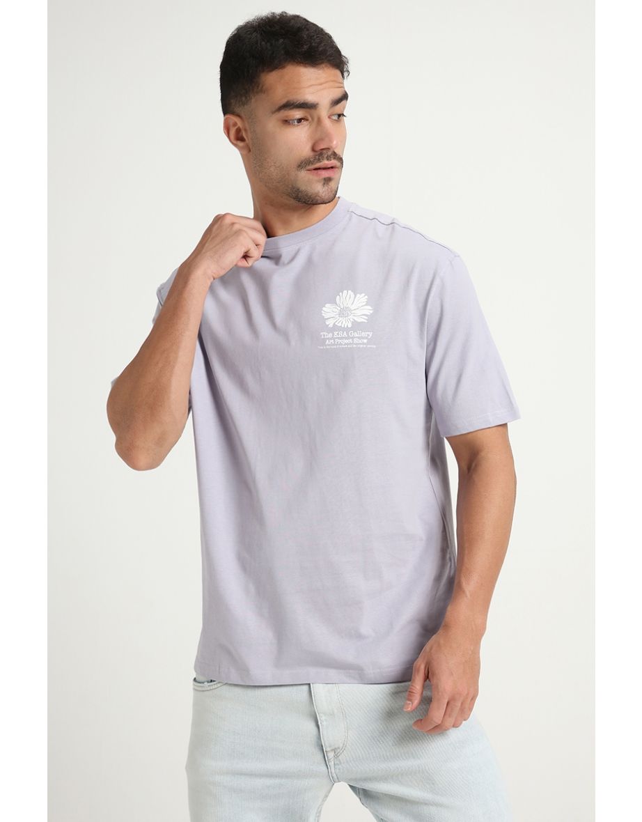 Men’s Short Sleeve T-Shirt with Front & Back Print