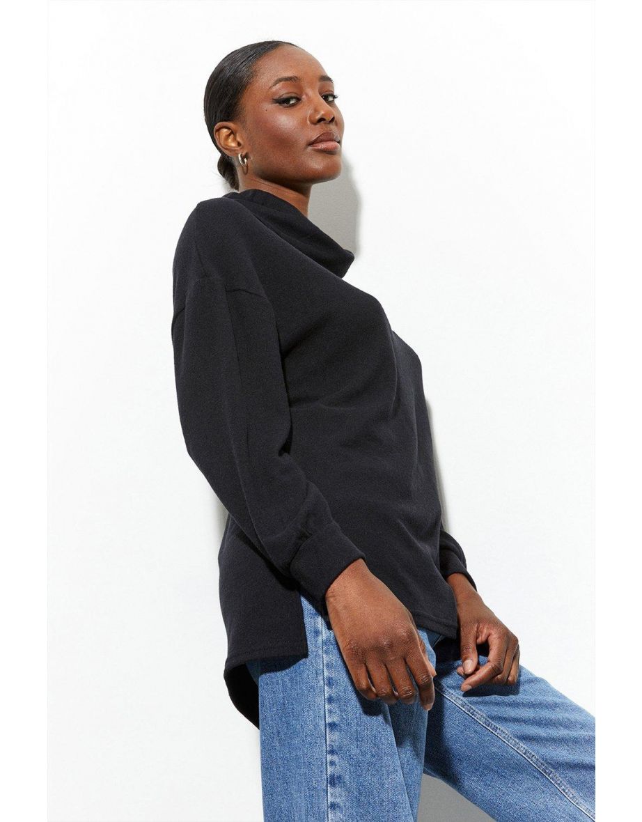 Soft Touch Roll Neck Tunic