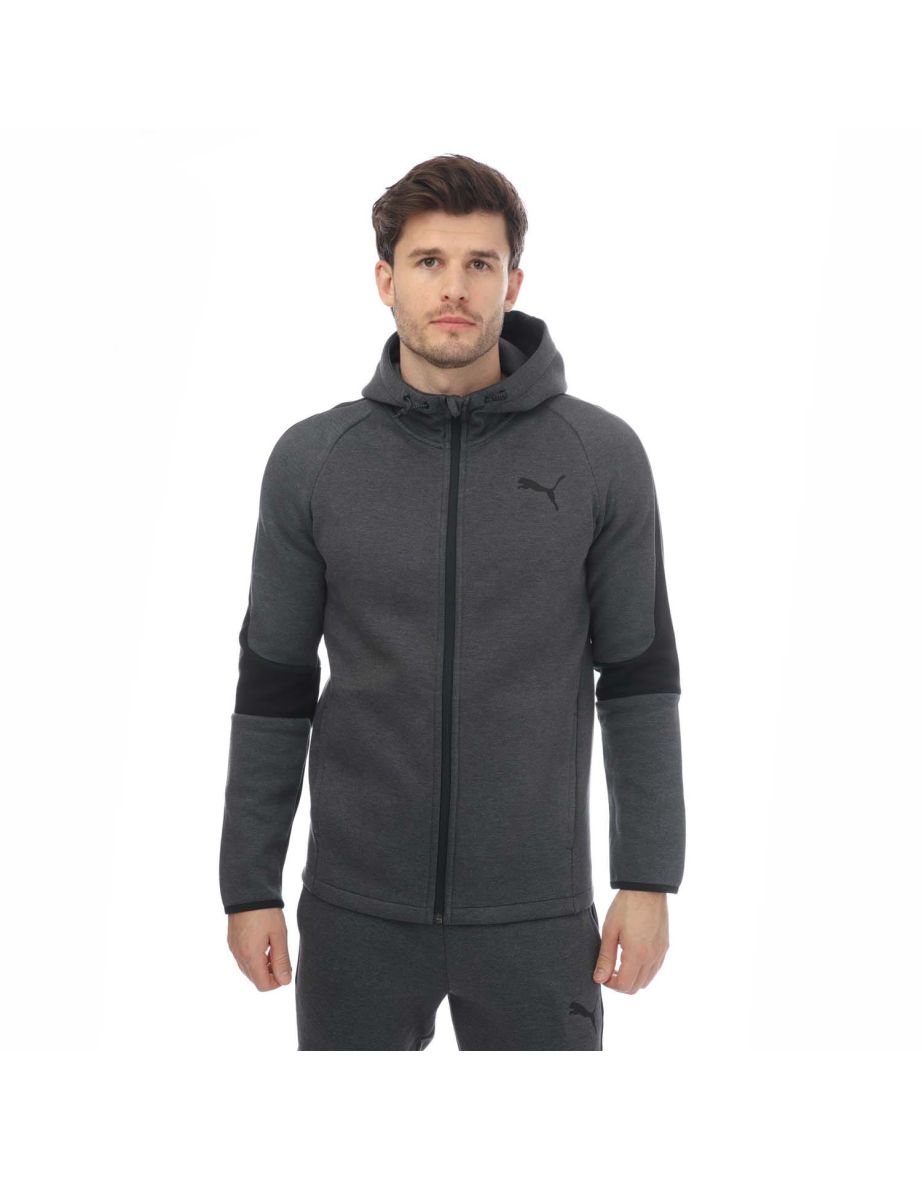 Shop Men s Puma Evostripe Core Full Zip Hoodie in Grey Online in Iraq VogaCloset