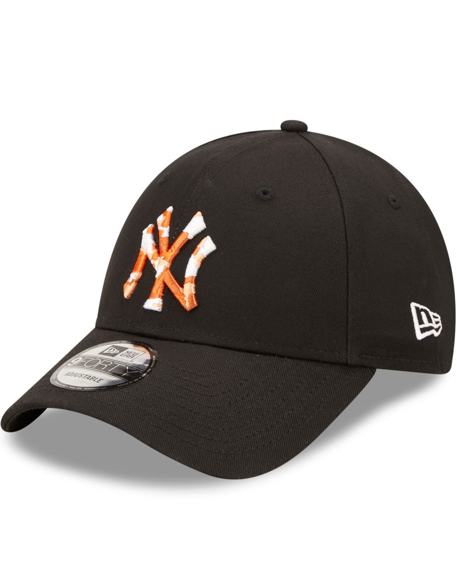 New Era - MLB Black fitted Cap - New York Yankees Midnight Luxe 59FIFTY Black/White Fitted @ Fitted World By Hatstore