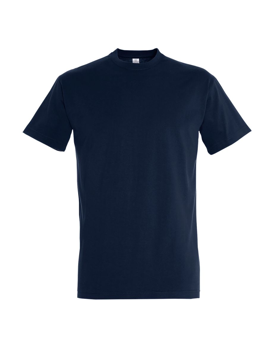 SOLS Mens Imperial Heavyweight Short Sleeve T-Shirt - French Navy