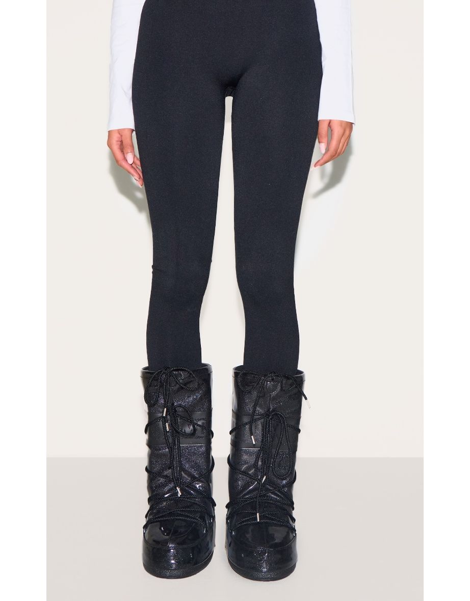 Black Moon Boot Icon Glitter - 4