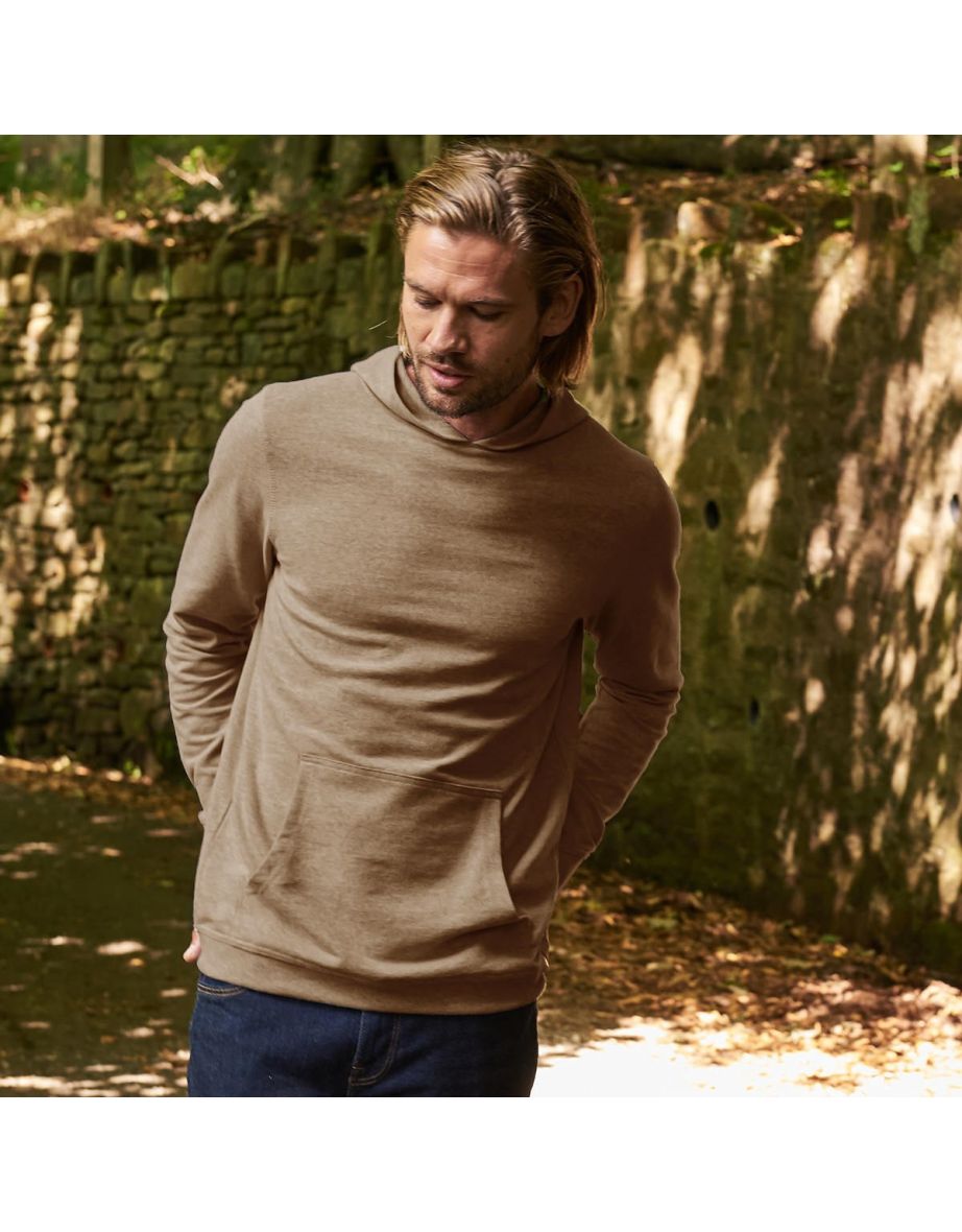 Awdis Mens Lusaka Regen Ecologie Hoodie - Sand Dune