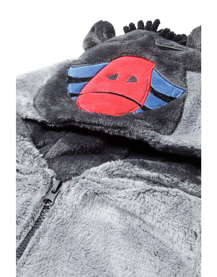 Boys Cosy Fleece Onesie - 3