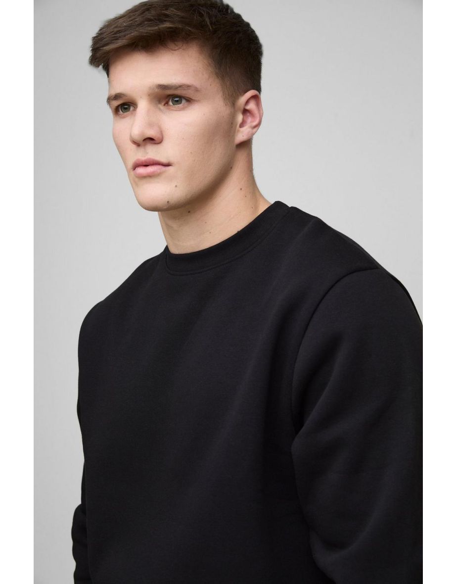 Tall 330GSM Basic Crew Neck Sweatshirt - 2