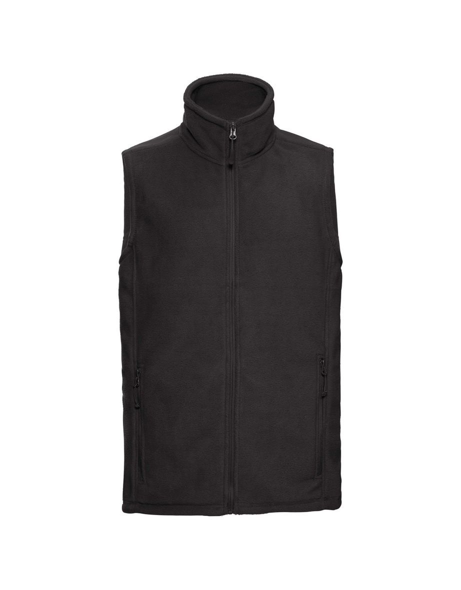 Russell Mens Outdoor Fleece Gilet - Black