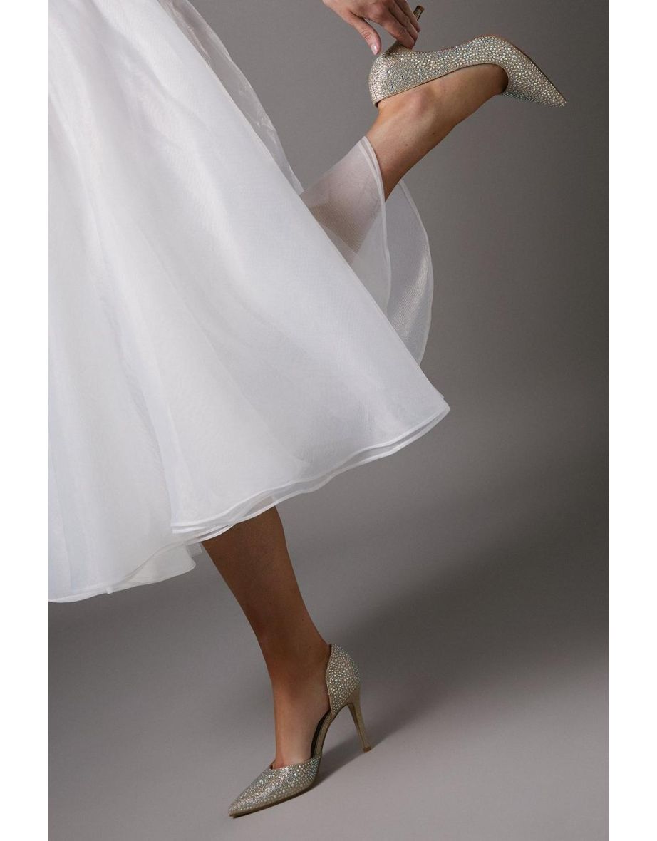 Soltha Diamante Stiletto Heeled Court Shoes