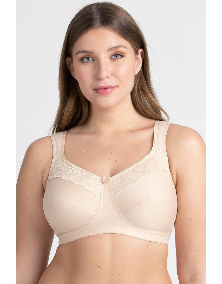 Cotton Now Minimiser Bra without Underwiring in Cotton Mix
