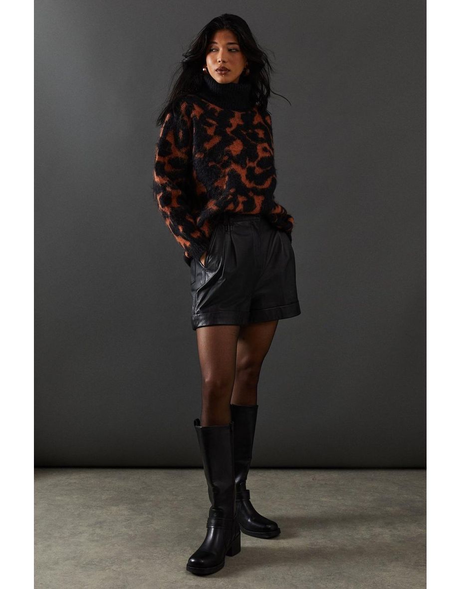 Brushed Tortoise Shell Jumper
