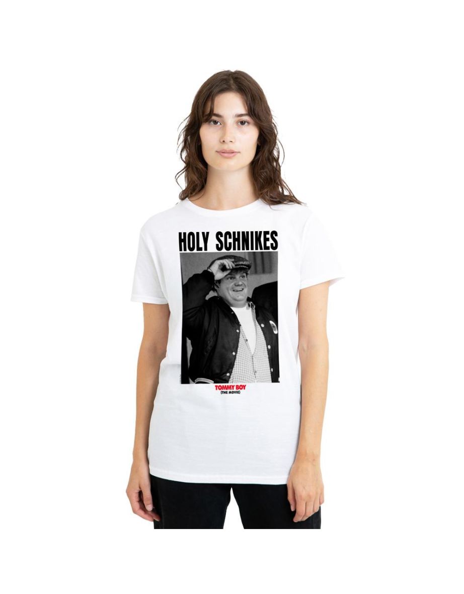 Tommy Boy Unisex Adult Holy Schnikes T-Shirt - White