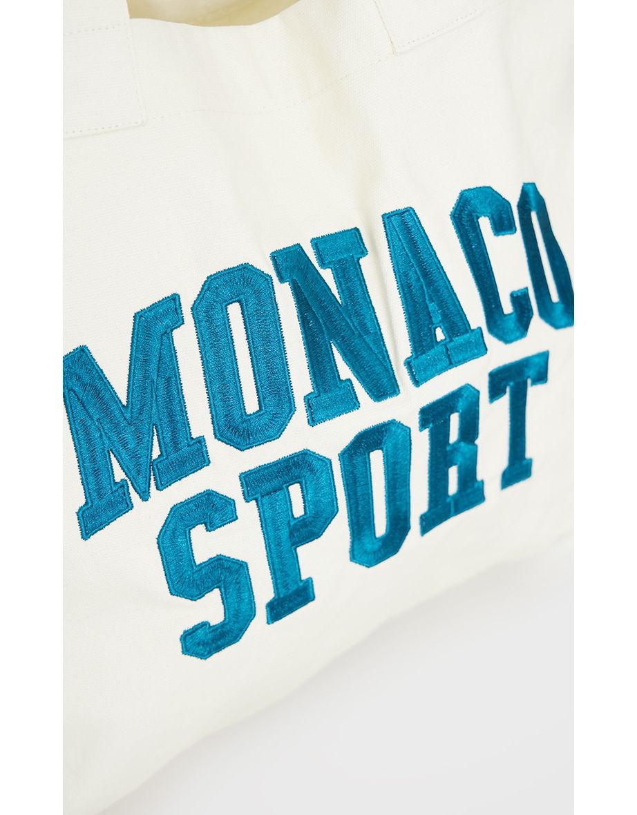 Cream 'Monaco' Tote Bag - 3
