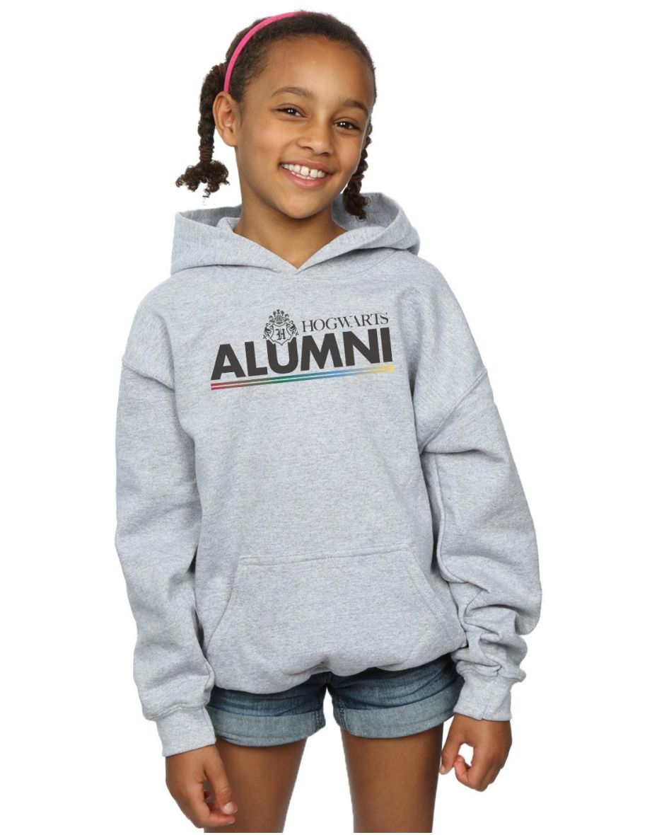 Shop Harry Potter Girls Hogwarts Alumni Hoodie Sports Grey Online in Qatar VogaCloset