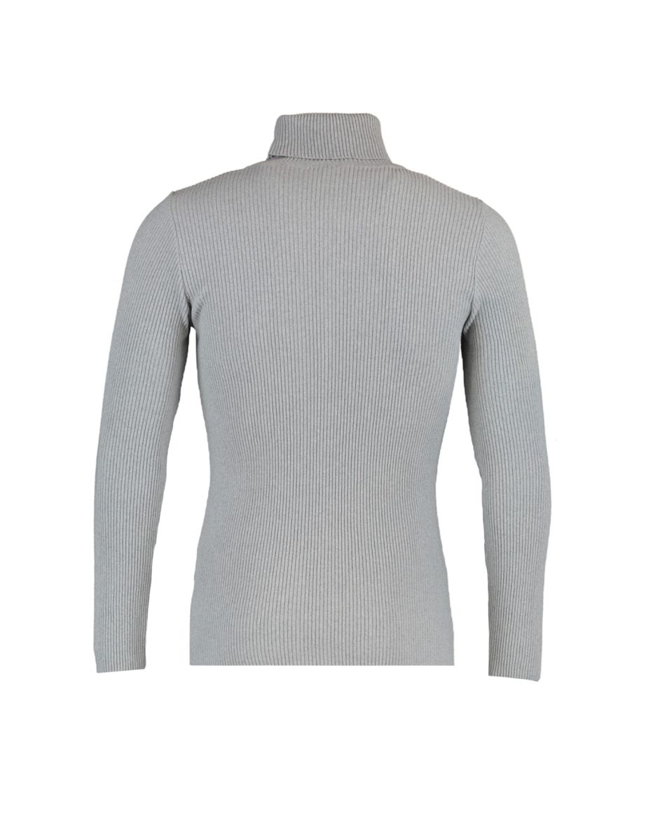 Sweater - Gray - Fitted - 7