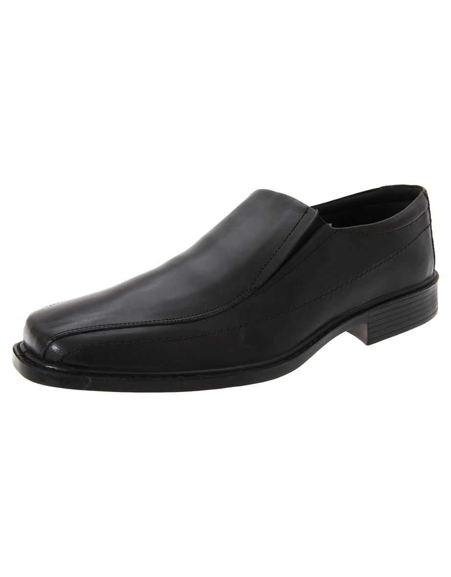 Roamers Mens Superlite Twin Gusset Leather Shoes - Black - 1