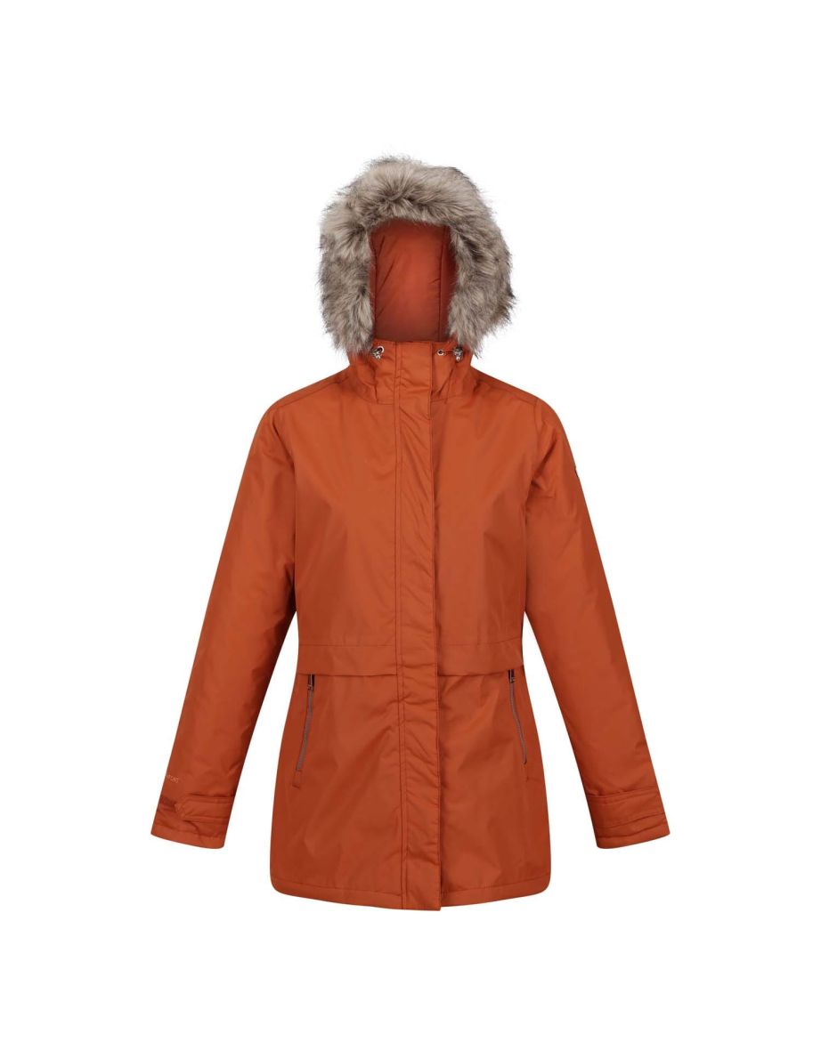 Women's Regatta Myla II Waterproof Insulated Jacket in Orange
