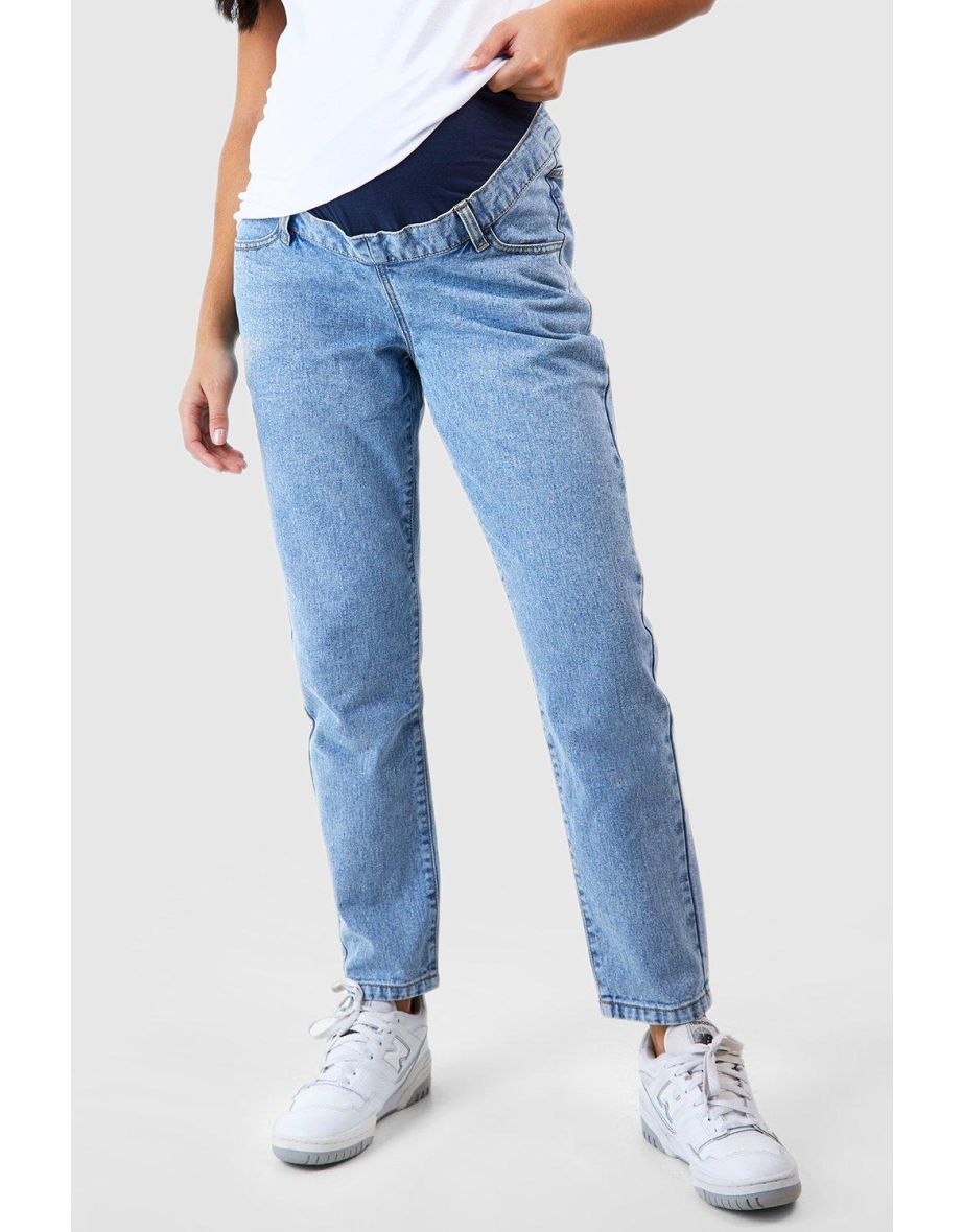 Maternity Over Bump Mom Jeans - 3