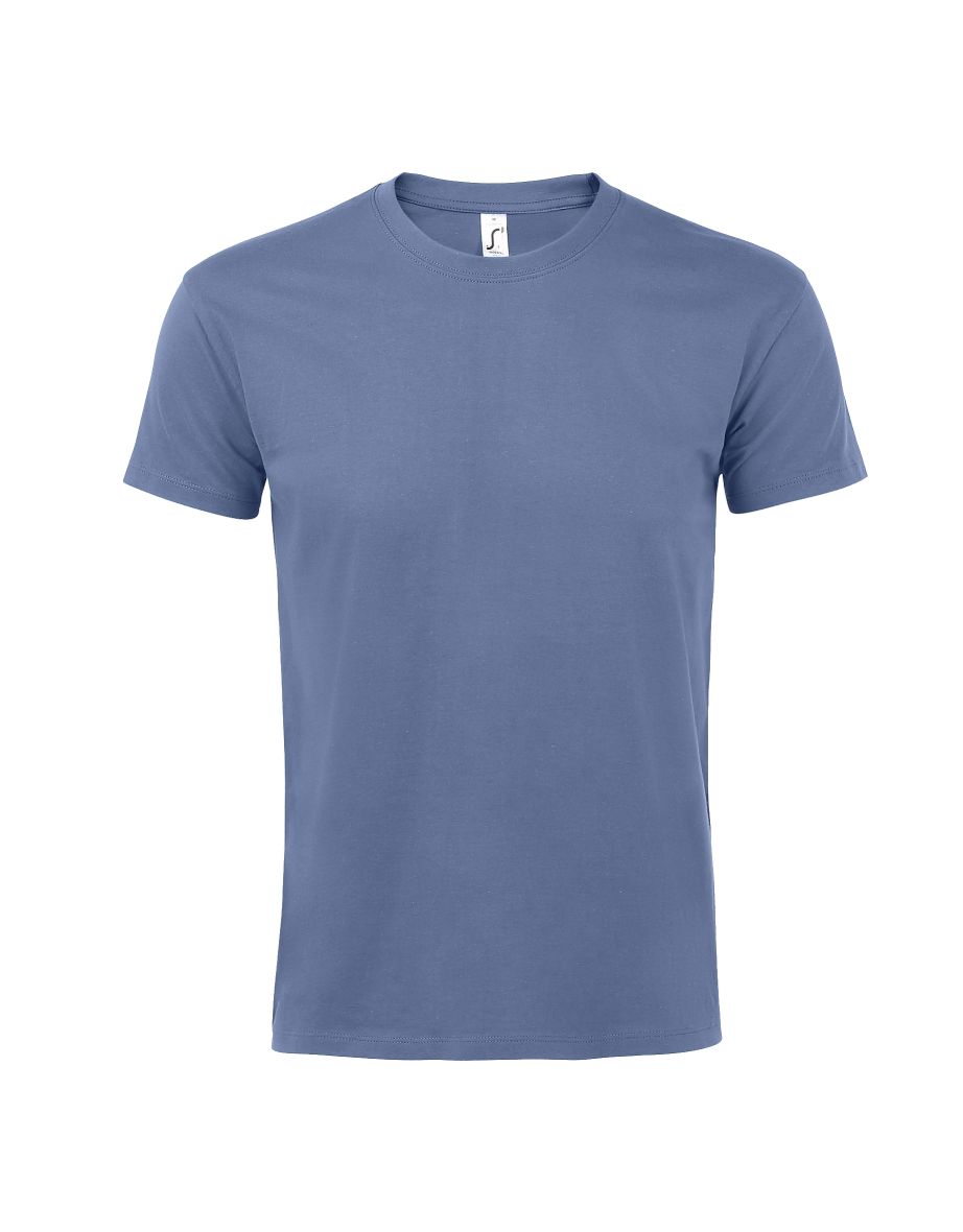 SOLS Mens Imperial Heavyweight Short Sleeve T-Shirt - Blue