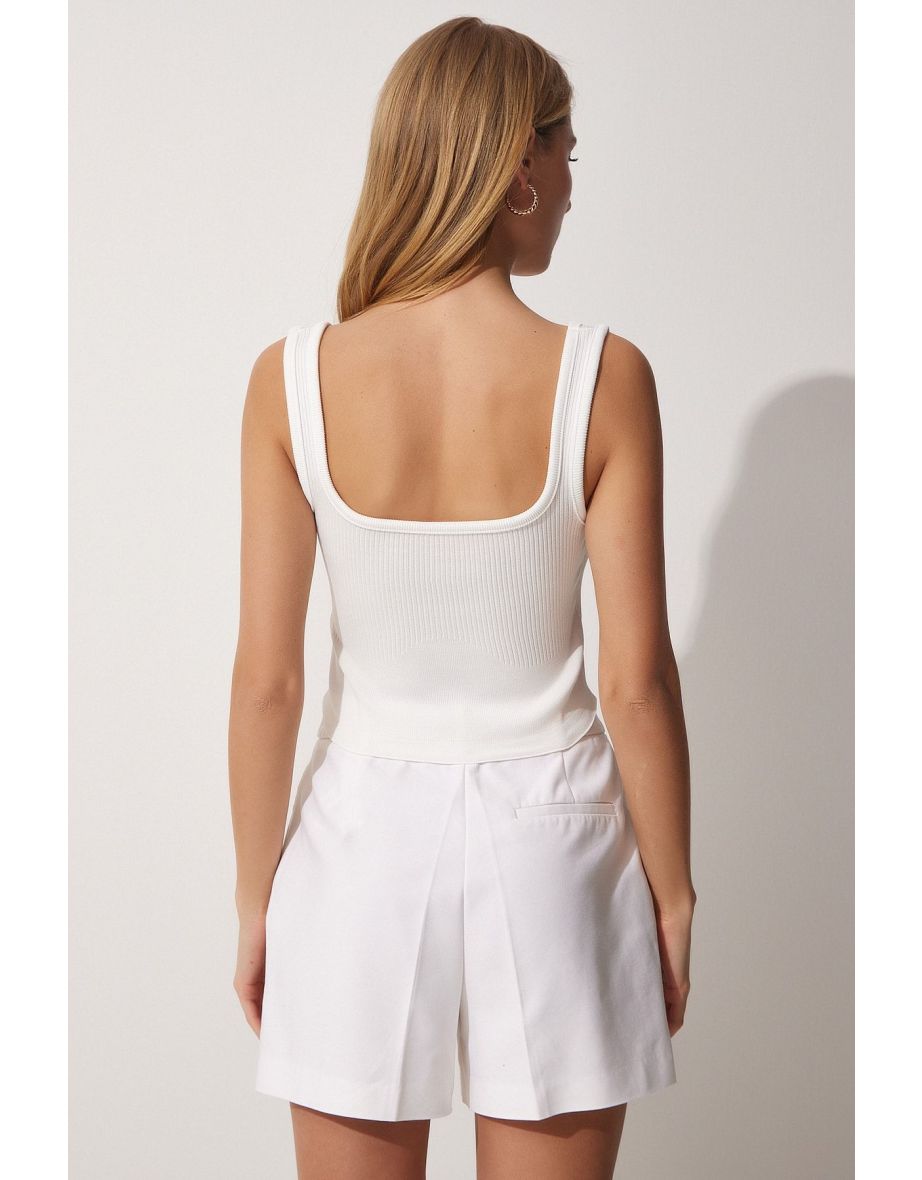 2-pieces Halter Summer Knitwear Crop Top - 6