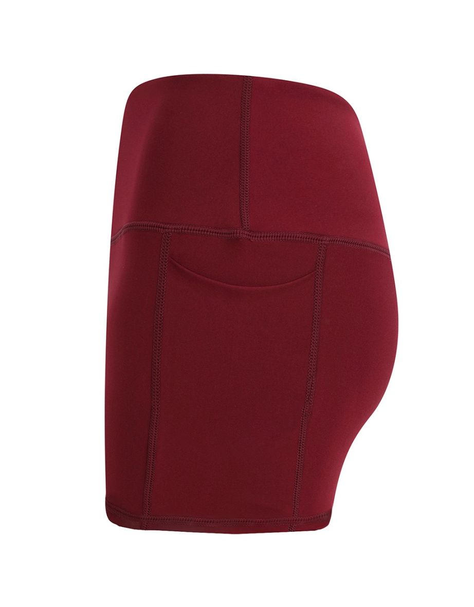 Tombo Womens/Ladies Pocket Shorts - Dark Burgundy - 2