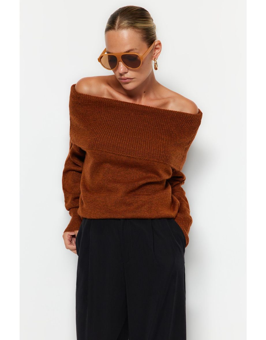 Sweater - Brown - Regular fit