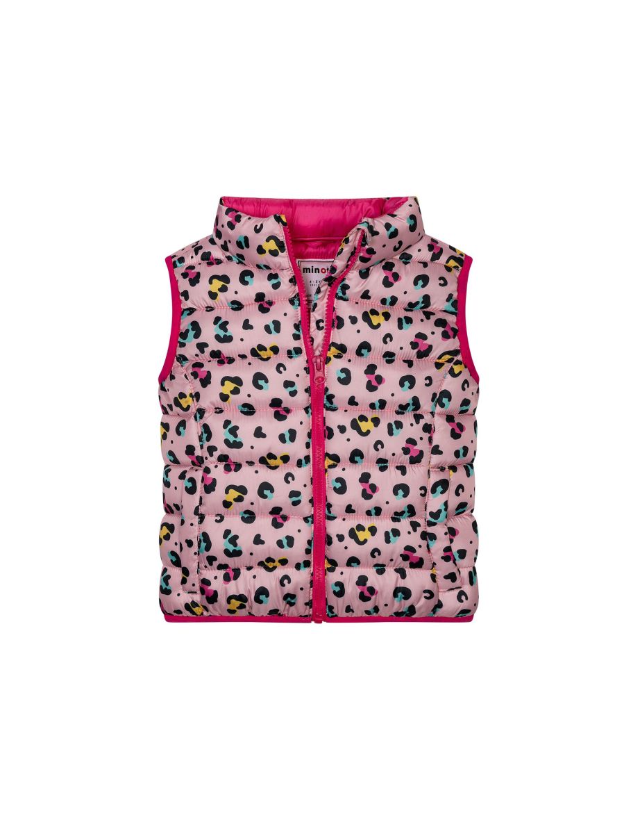 Girls Printed Gilet
