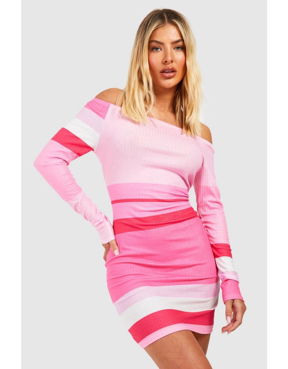 Boohoo pink bodycon dress best sale