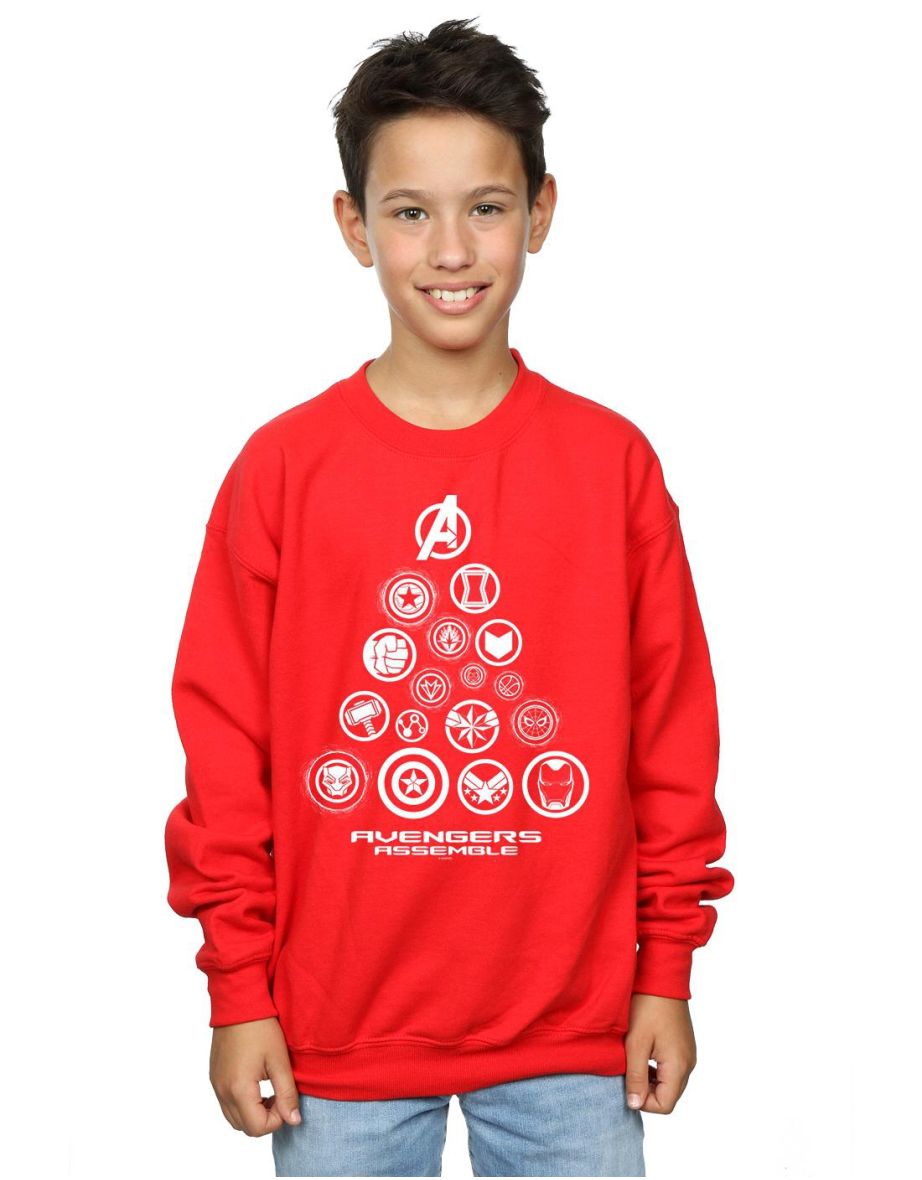 Red on sale marvel sweatshirt