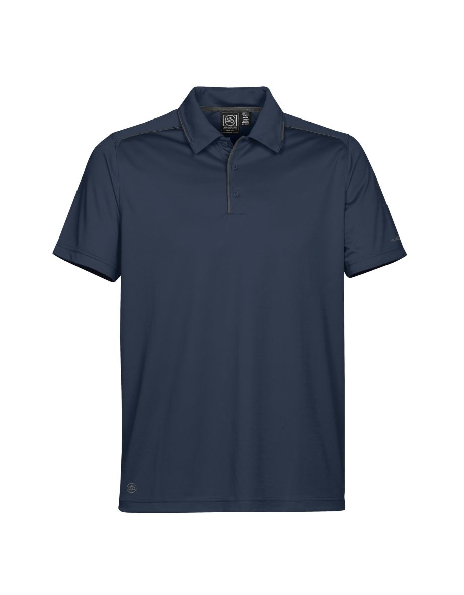 Stormtech Mens H2X Inertia Performance Polo Shirt - Navy /Graphite